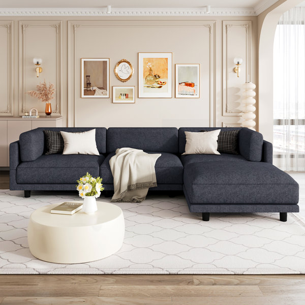 Sectional sofa store with legs